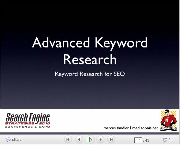 Advanced Keyword Research