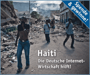 Haiti Spenden Aktionsbanner