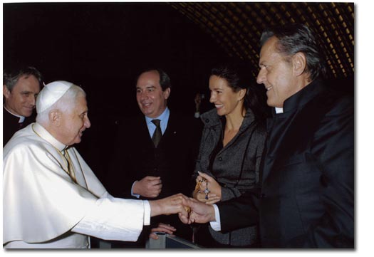 Tumulka and the Pope